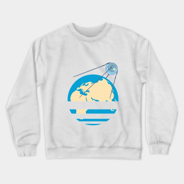 FIRST SATELLITE Crewneck Sweatshirt by JaLand